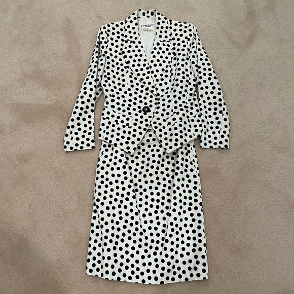 YSL Suit Set (Polka Dot) - Picture 1 of 7